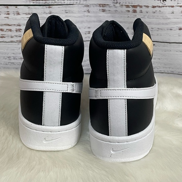 New Mens Nike Court Royale 2 Mid Black Size 10.5 - Picture 8 of 10